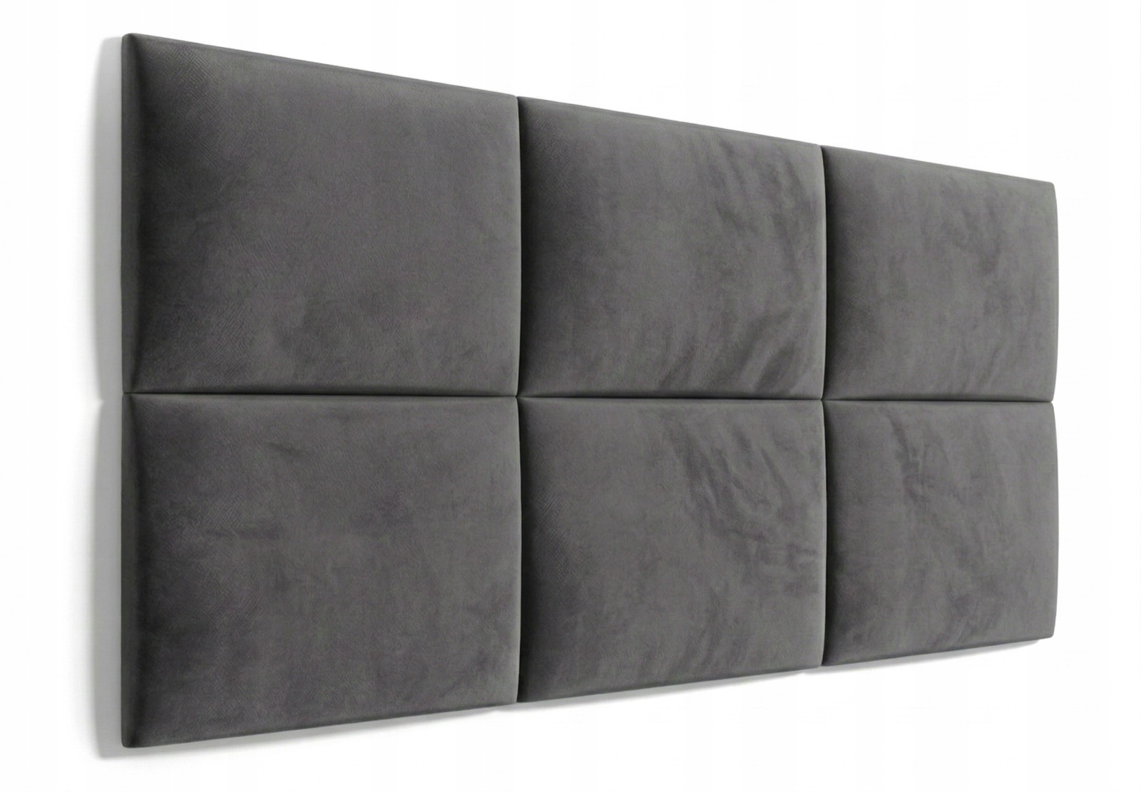 Zestaw paneli tapicerowanych Magic Velvet 60 × 90 cm – 6 paneli 30 × 30 cm